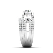1.5 Carat Diamond Ring with Geometric Design