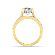 1.5 Carat Diamond Ring with Geometric Design