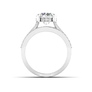 1.5 Carat Diamond Ring with Geometric Design