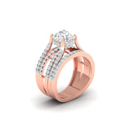 1.5 Carat Diamond Ring with Geometric Design