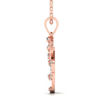Diamond-Studded Serpent Pendant