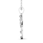 Diamond-Studded Serpent Pendant