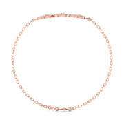 Diamond Swirl Gold Band