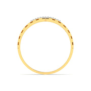 Diamond V Ring Rose Gold