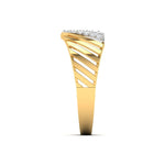 Diamond V Ring Rose Gold