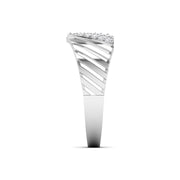 Diamond V Ring Rose Gold