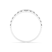 Diamond V Ring Rose Gold