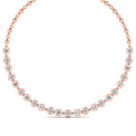 Diamonds & Gem Stone Necklace For Her