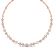 Diamonds & Gem Stone Necklace For Her