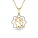 Divine OM Diamond Pendant