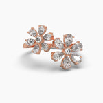 Double Bloom Cocktail Diamond Ring