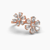 Double Bloom Cocktail Diamond Ring