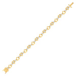 Double Heart Link Bracelet
