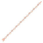 Double Heart Link Bracelet