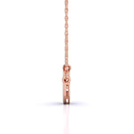 Double Strand Diamond Pendant