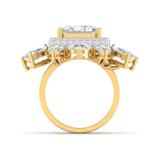 Dramatic Emerald Cut Diamond Ring