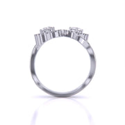 Dual Grace Halo Diamond Ring