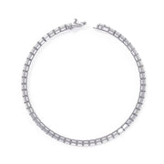 Elegant Baguette Diamond Tennis Bracelet
