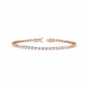 Elegant Baguette Diamond Tennis Bracelet
