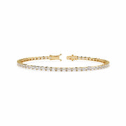 Elegant Baguette Diamond Tennis Bracelet