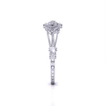 Floral Design Lab Grown Diamond Bangle