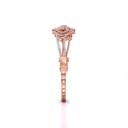 Floral Design Lab Grown Diamond Bangle