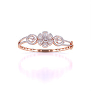 Floral Design Lab Grown Diamond Bangle