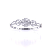 Floral Design Lab Grown Diamond Bangle