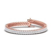 Brilliance Double Diamond Tennis Bracelet