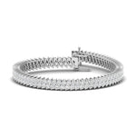 Brilliance Double Diamond Tennis Bracelet
