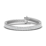 Brilliance Double Diamond Tennis Bracelet