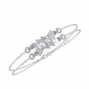 Designer Triangle Diamond Chain Bracelet