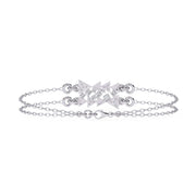 Designer Triangle Diamond Chain Bracelet