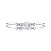 Designer Triangle Diamond Chain Bracelet