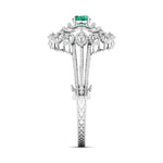 Pear Shaped Lab Grown Diamond Bangle