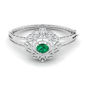 Pear Shaped Lab Grown Diamond Bangle