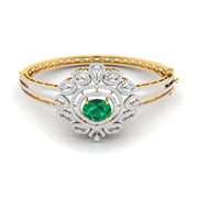 Pear Shaped Lab Grown Diamond Bangle