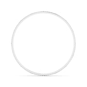 Patterned Floral Diamond Bangle