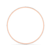 Patterned Floral Diamond Bangle