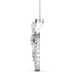 Elegant White Gold Diamond Pendant