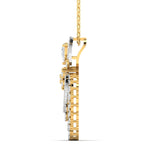 Elegant White Gold Diamond Pendant