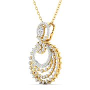 Elegant White Gold Diamond Pendant