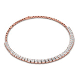 Emerald Cut Diamonds Elegance Necklace