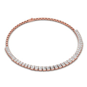 Emerald Cut Diamonds Elegance Necklace