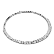 Emerald Cut Diamonds Elegance Necklace