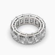 Emerald Majesty Eternity Diamond Ring