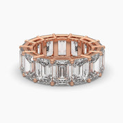 Emerald Majesty Eternity Diamond Ring