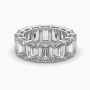 Emerald Majesty Eternity Diamond Ring