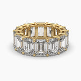 Emerald Majesty Eternity Diamond Ring