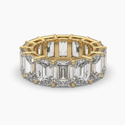 Emerald Majesty Eternity Diamond Ring